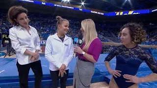 Madison Kocian, Katelyn Ohashi, Valorie Kondos Field look back on commanding win over Arizona State