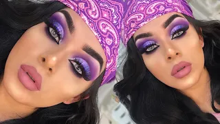 COMETI UN ERROR EN ESTE TUTORIAL- MAQUILLAJE MORADO DRAMÁTICO