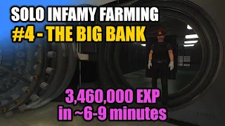 Solo Infamy Farming - Best Heists #4 - The Big Bank | PAYDAY2 Solo XP Guide