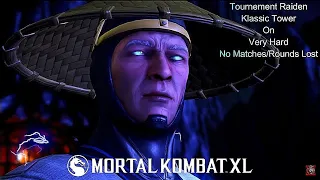 Mortal Kombat XL - Tournament Raiden (Displacer) Klassic Tower On Very Hard No Matches/Rounds Lost