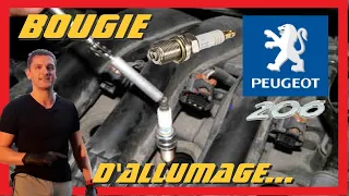 "TUTO" Changer Les Bougies Sur PEUGEOT 206 1.4i...