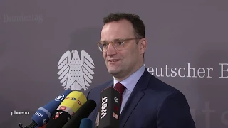 Bundesgesundheitsminister Jens Spahn (CDU) zum Corona-Virus