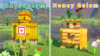 4 Amazing Minecraft Mods : 23 New Golems !