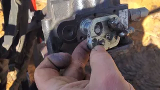 Reassembly of tractor front end loader controls