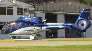 AIRBUS H130 T2 - (PP-CHZ) STARTUP AND TAKEOFF