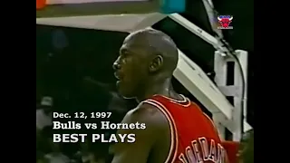 December 12, 1997 Bulls vs Hornets highlights