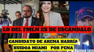 Candidato de ARENA se vuelve un “fenómeno” por esto/LO DEL FMLN ES VERGONZOSO Y DE ESCÁNDALO