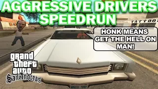 GTA San Andreas - Aggressive Drivers Speedrun - Any%