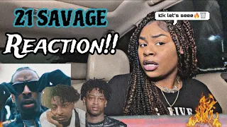 🥶21 Savage - redrum (Official Music Video) | REACTION!