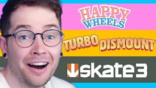 I Went On A YouTube Nostalgia Trip.. (Happy Wheels, Turbo Dismount, Skate 3)