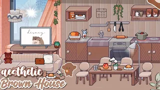 Aesthetic Brown House Maker🧺AVATAR WORLD House Ideas🧸FREE House [House Design] | Makeover