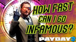 How Quickly Can You Go Infamous in Payday 2?