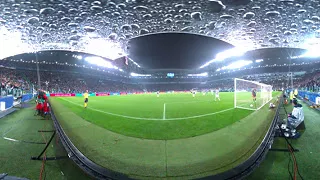 Cristiano Ronaldo's stunning overhead kick against Juventus in 360