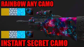 *NEW* INSTANT RAINBOW CAMO MW3 for INTERSTELLAR or ANY CAMO! MW3 GLITCHES! WARZONE GLITCH!