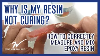 My top tips for reasons why your resin isn’t curing! Bendy, sticky epoxy resin?