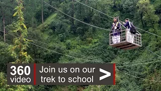 Himalayas: a Trek to School in 360 video - BBC News