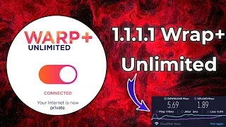1.1.1.1 Warp+ Unlimited Data - Internet Speed Test