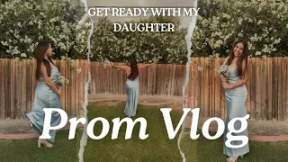 **2024** GET READY WITH MY DAUGHTER FOR PROM || CAR VLOG ||  MAKING A MINI BOUQUET OF FLOWERS