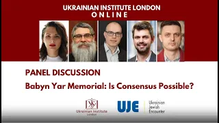 Babyn Yar Memorial  Is Consensus Possible  Panel discussion   YouTube