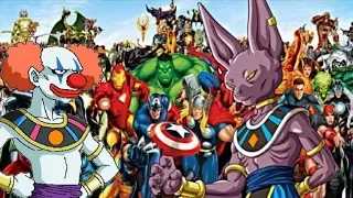 DBZMacky Avengers vs Gods of Destruction Power Levels (Dragon Ball Super vs Marvel)