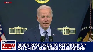'GIVE ME A BREAK, MAN': Biden responds to reporter on China business allegations | LiveNOW from FOX