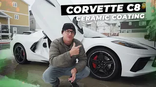 Corvette C8 (The best ceramic coating process in 2023)