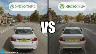 Forza Horizon 4 - Xbox One X vs Xbox One - Graphics Comparison Gameplay  4K and 1080