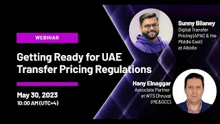 Webinar - Getting ready for UAE transfer pricing regulations