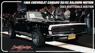 SOLD! 1968 Chevrolet Camaro RS/SS Baldwin Motion - BARRETT-JACKSON 2023 SCOTTSDALE AUCTION