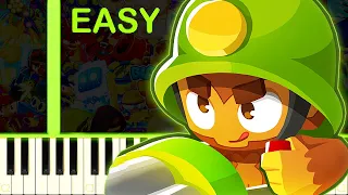 BLOONS TD 6 THEME - EASY Piano Tutorial