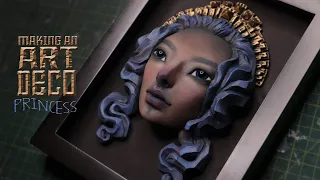 Ancient Princess | Art Deco inspired Sculpture Time-lapse