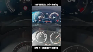 BMW G31 530d vs BMW F11 535d 0-100 km/h Beschleunigung (0-60mph)