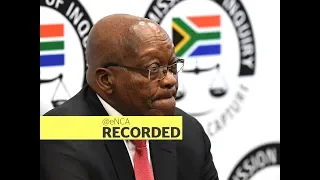 Jacob Zuma testified at state capture inquiry