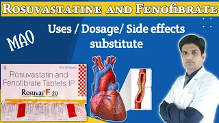 Rosuvastatin and Fenofibrate tablets | Rosuvastatin and fenofibrate tablet ip in hindi