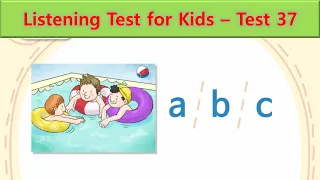 Listening Test for Kids | Test 37