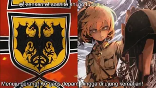 [AMV] Youjo Senki Los! Los! Los! Lirik sub Indonesia