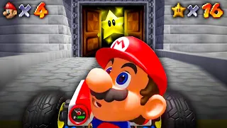 I Was Challenged to Speedrun Super Mario 64, but in a Car!