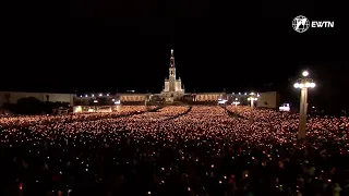 Thousands gathered in Fatima, Portugal, to celebrate the first apparition of the Virgin Mary
