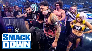 Rey Mysterio gets helped to the back by The LWO: SmackDown exclusive, Nov. 10, 2023