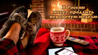 В России могут продлить нерабочую неделю