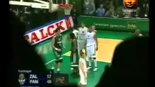 Euroleague 2003 Zalgiris Panatinaikos Sabonis Batiste Hatzivretas