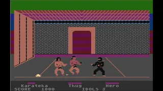 Ninja - Full playthrough (Atari, Mastertronic 1986)