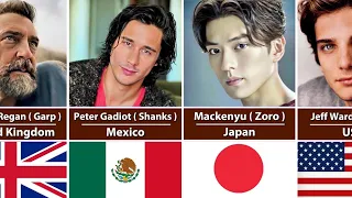 One Piece Live Action Actors Country of Origin?