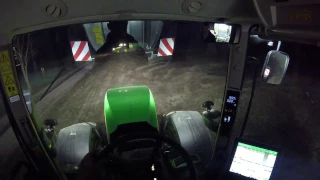 [GoPro] Cabview | Gülle fahren Nachts 2017 |  John Deere 7230R und Joskin Tetraliner 21000