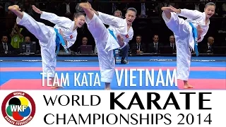 Team Kata VIETNAM. Kata Paiku. 2014 World Karate Championships. | WORLD KARATE FEDERATION