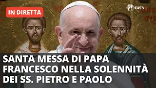 LIVE | Santa Messa nella Solennità dei Ss Pietro e Paolo presieduta da Papa Francesco 29 giugno 2022