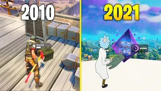 Evolution of Fortnite 2010-2021