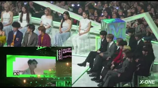 191130|BTS,TxT,ITZY Reaction To VCR X1 New Artist Of The Year @MMA2019