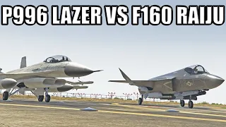 F160 Raiju Vs P996 Lazer: Speed, Armor, Dogfighting, & Agility Etc | Which Is The Best Jet?