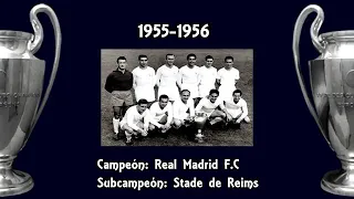 1956-2019 All Champions league final